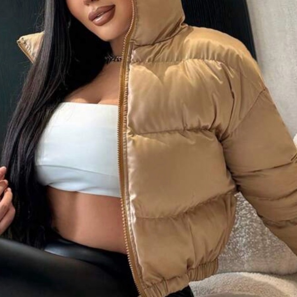 💋New Women’s Cropped Puffer Coat
